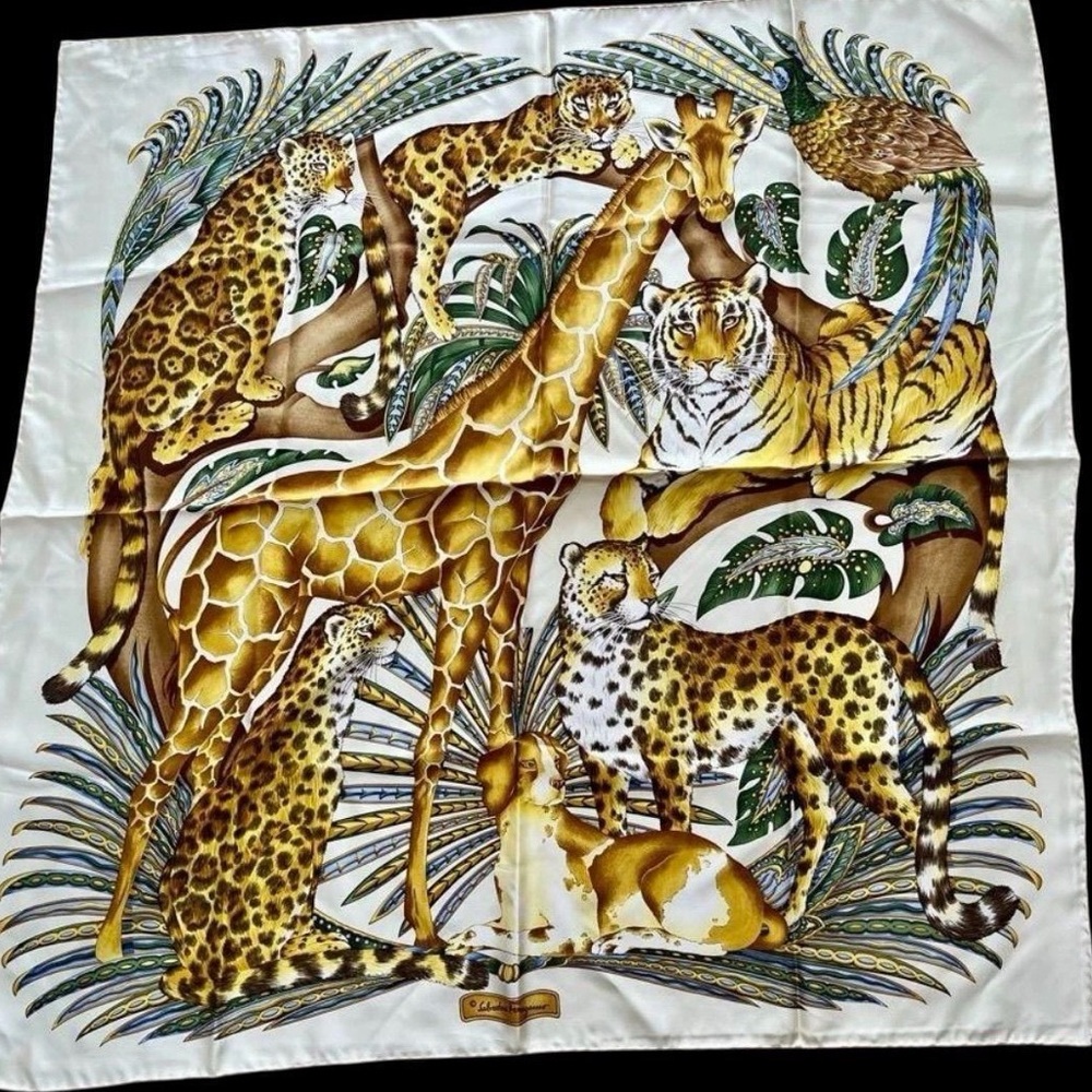 Ferragamo Silk Scarf Excellent condition